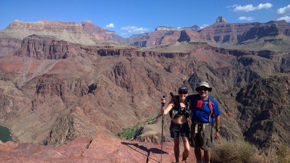 Me and my dad in the Grand Canyon!
