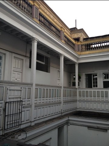 The 1900 Backpacker Hostel in Lima. Diana was convinced someone was going to crawl in our window but the place was safe, sound, and friendly