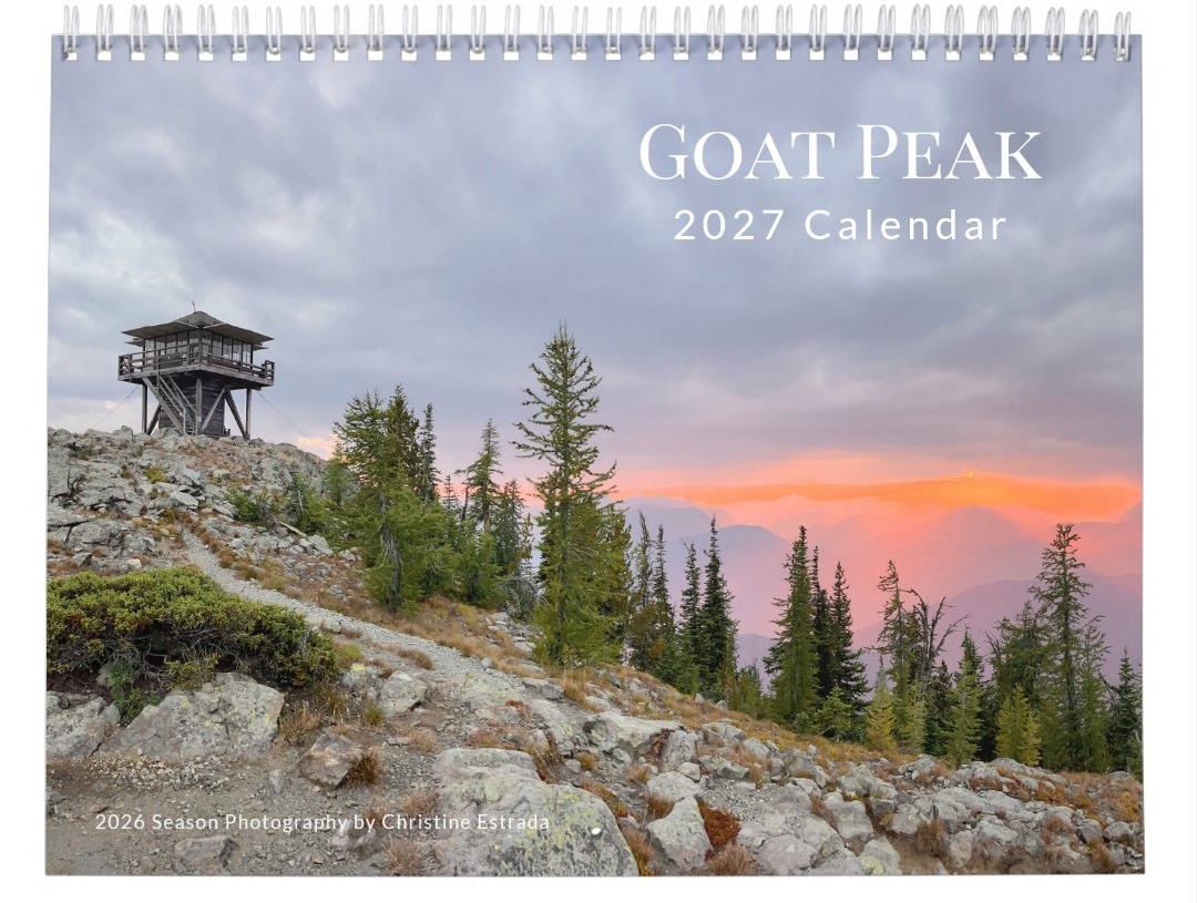 Goat Peak Fire Lookout - 2027 Wall Calendar