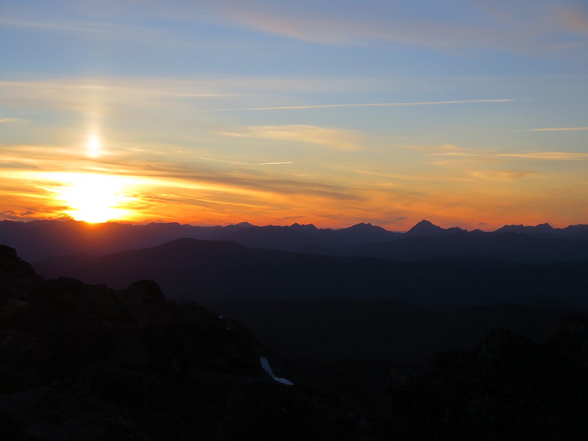 Sunset from our Tiffany Mountain camp... simply gorgeous! I ⤠the North Cascades!