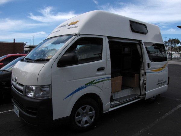 Our trusty campervan!