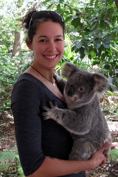 My koala cuddling moment