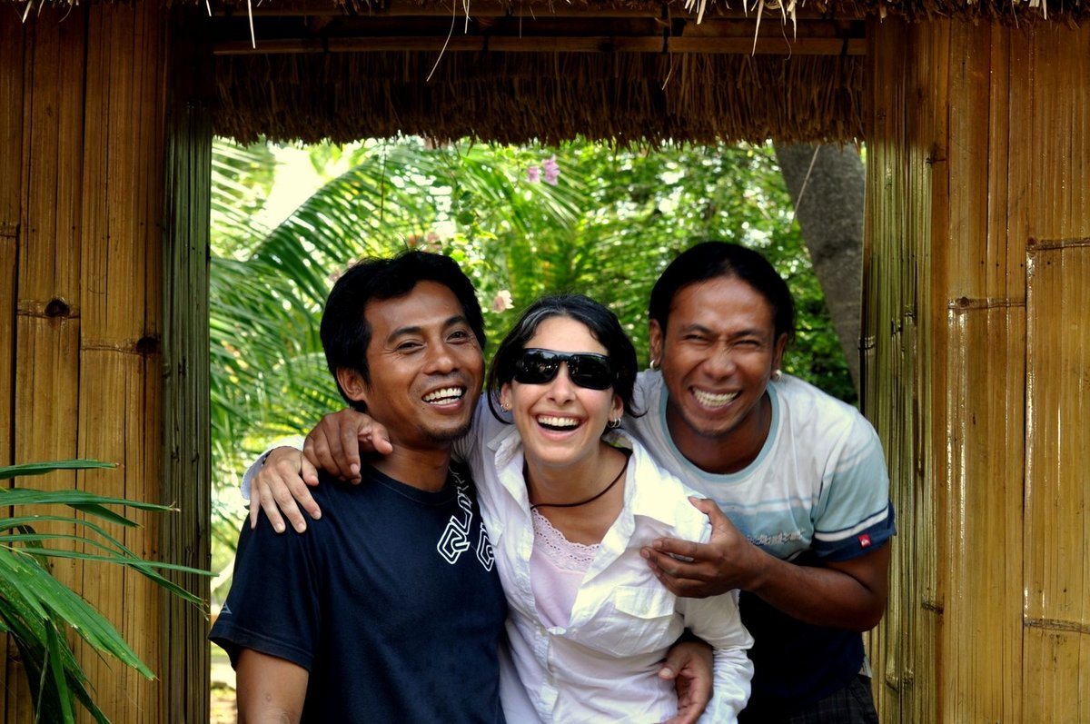 The bungalow boys! Our flirty, charming hosts